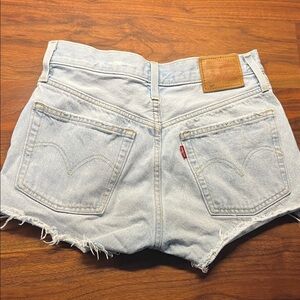 Levi's 501 Light Blue Denim Women Shorts